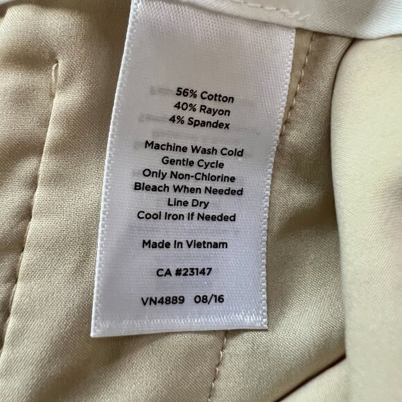 Talbots Freeport Neutral Tan Dress Pants - Picture 6 of 6